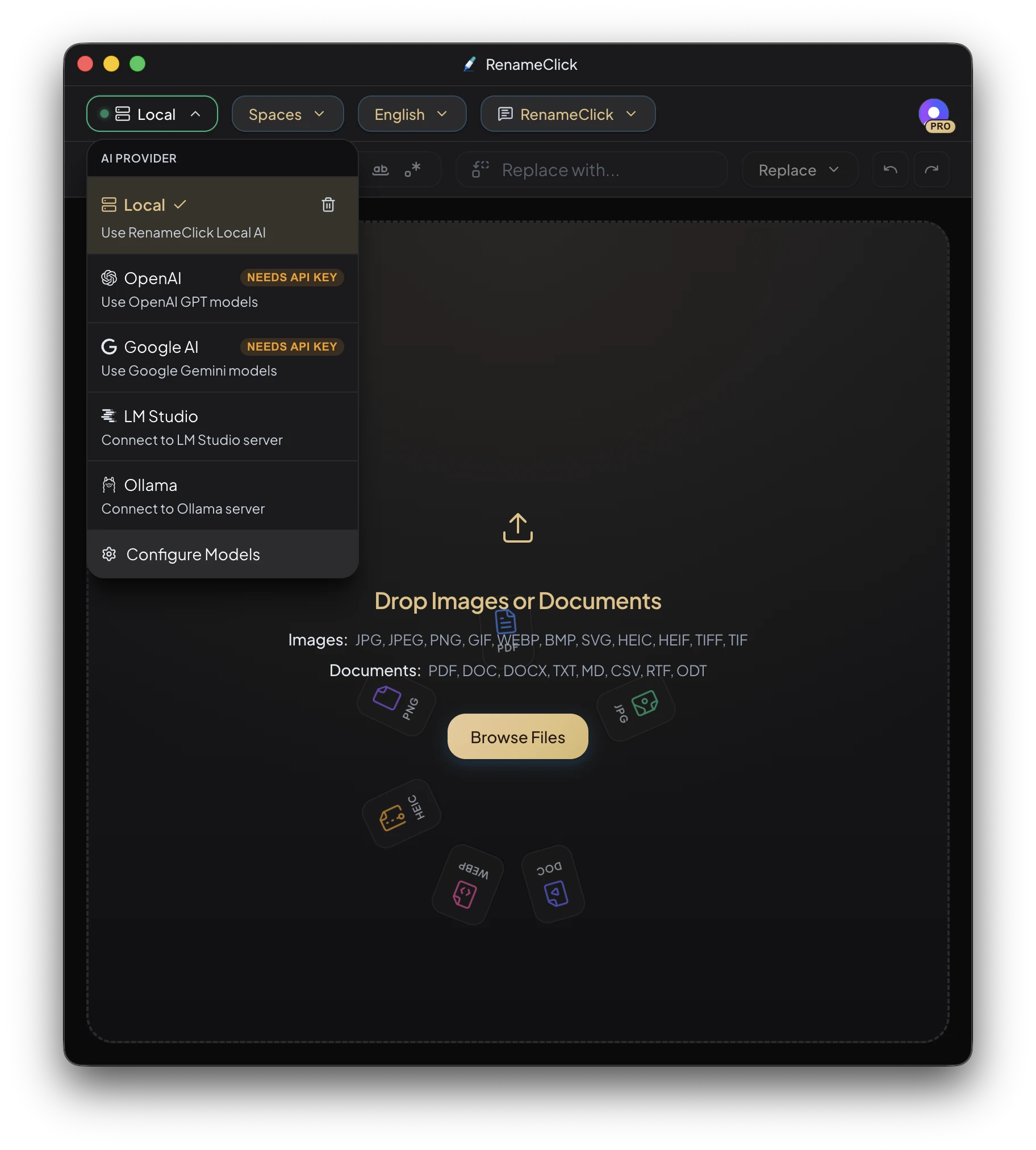 New Dark Theme interface
